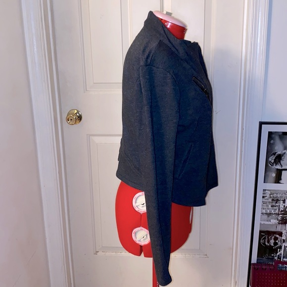 Converse Sweatshirt Motorcycle Jacket - Picture 3 of 9